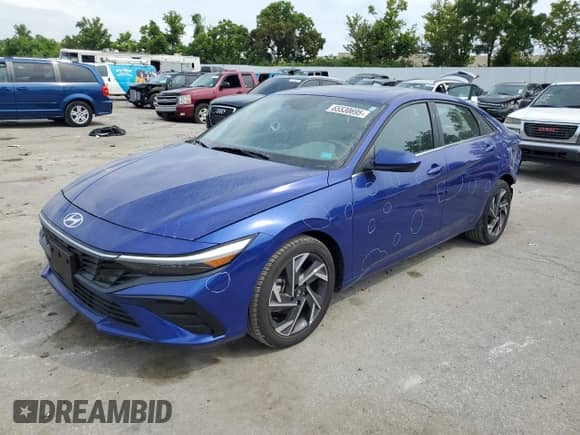 2024 Hyundai Elantra SEL с VIN KMHLS4DG7RU750762, выставлен на аукционе Copart как лот 65530695 с пробегом 7 342 миль миль и Списание • Salvage title. История ставок и продаж доступна на DreamBid. Изображение 1.