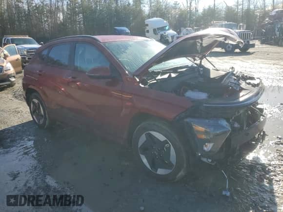 2025 Hyundai Kona SEL с VIN KM8HC3A65SU018306, выставлен на аукционе Copart как лот 47383785 с пробегом Не указан миль и Списание • Salvage title. История ставок и продаж доступна на DreamBid. Изображение 4.