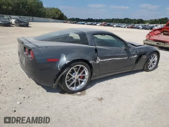 2009 Chevrolet Corvette Z06 w/2LZ with VIN 1G1YZ26EX95106133, listed as a Copart auction lot 69442555 with Not provided miles and Salvage title. Bid and sale history available at DreamBid. Image 3.