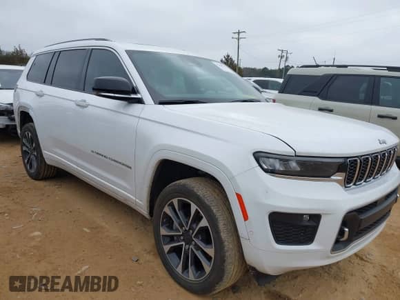 2023 Jeep Grand Cherokee Overland with VIN 1C4RJKDT9P8107466, listed as a IAAI auction lot 41428743 with 34,317 mi miles and . Bid and sale history available at DreamBid. Image 1.