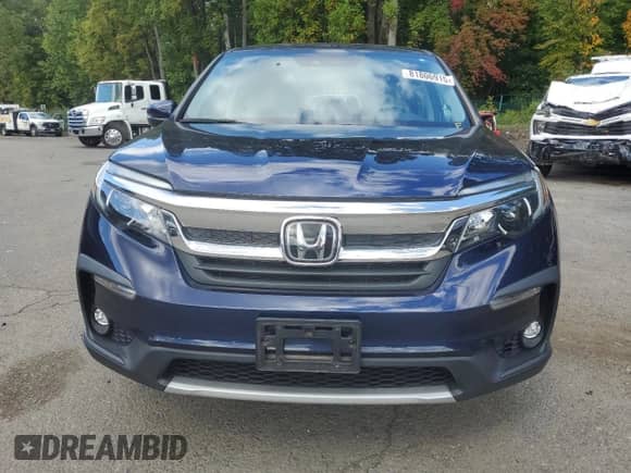 2020 Honda Pilot EX z VIN 5FNYF6H39LB027402, wystawiony jako Copart lot #81806915 z przebiegiem 38 579 mil mil oraz Szkoda całkowita • Salvage title. Historia ofert i sprzedaży dostępna na DreamBid. Obrazek 5.