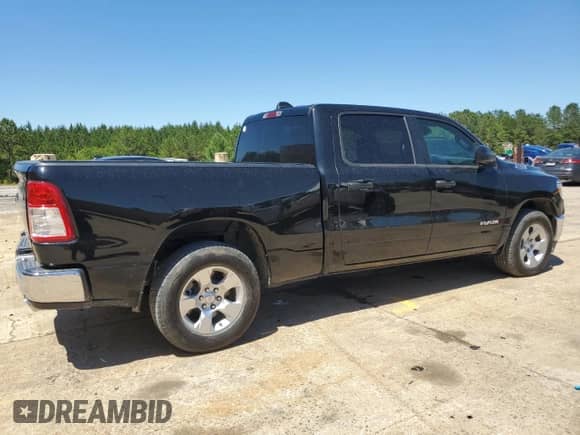 2024 Ram 1500 Big Horn with VIN 1C6SRFMT4RN170133, listed as a Copart auction lot 57634475 with 20,243 mi miles and Clean title. Bid and sale history available at DreamBid. Image 3.