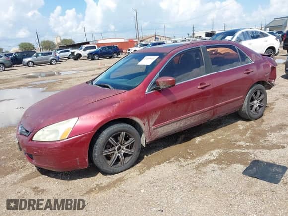 2005 Honda Accord EX-L with VIN 1HGCM568X5A185544, listed as a IAAI auction lot 43213921 with 265,271 mi miles and . Bid and sale history available at DreamBid. Image 2.