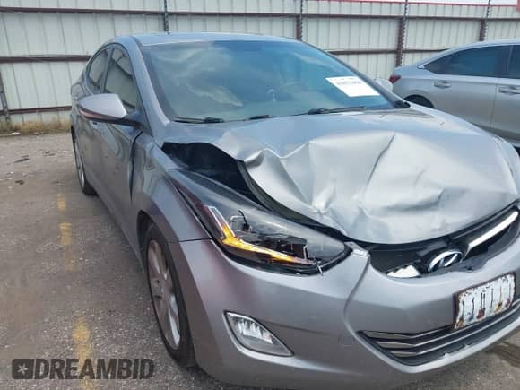 2013 Hyundai Elantra GLS with VIN KMHDH4AE0DU918854, listed as a IAAI auction lot 43033466 with 133,563 mi miles and . Bid and sale history available at DreamBid. Image 6.
