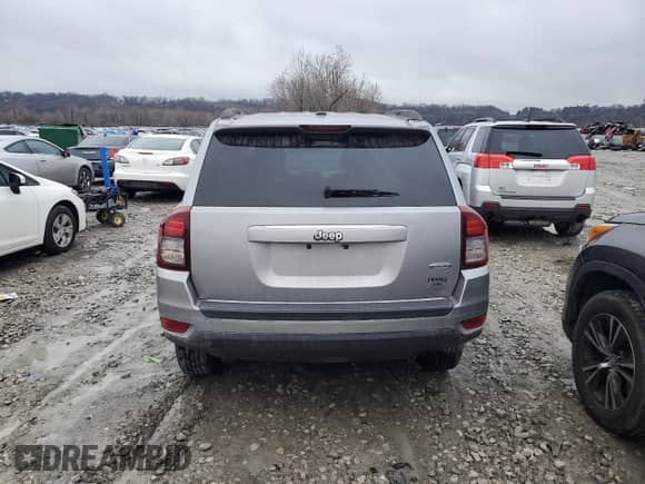 2017 Jeep Compass Latitude with VIN 1C4NJCEA9HD116419, listed as a Copart auction lot 86651594 with 140,373 mi miles and Salvage title. Bid and sale history available at DreamBid. Image 6.