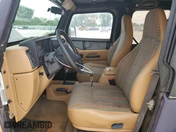 1997 Jeep Wrangler Sport with VIN 1J4FY19S8VP446600, listed as a Copart auction lot 60625905 with 70,322 mi miles and Clean title. Bid and sale history available at DreamBid. Image 7.