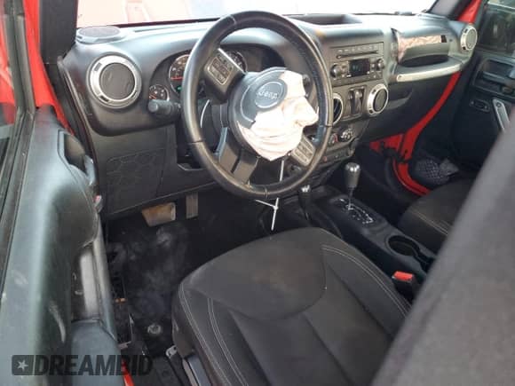 2018 Jeep Wrangler Sahara with VIN 1C4AJWBG4JL859218, listed as a Copart auction lot 54143805 with 71,091 mi miles and Salvage title. Bid and sale history available at DreamBid. Image 8.