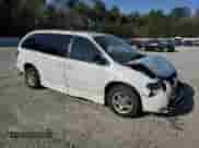 2002 Dodge Caravan Sport with VIN 2B4GP44302R640883, listed as a Copart auction lot 50753355 with 205,498 mi miles and Salvage title. Bid and sale history available at DreamBid. Image 4.