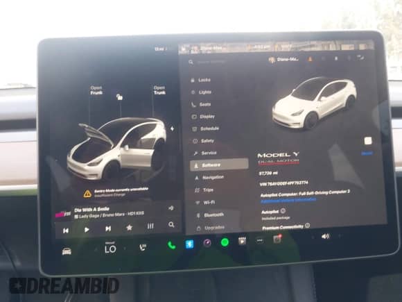 2023 Tesla Model Y Performance с VIN 7SAYGDEF4PF753774, выставлен на аукционе IAAI как лот 43056937 с пробегом 57 739 миль миль и . История ставок и продаж доступна на DreamBid. Изображение 18.