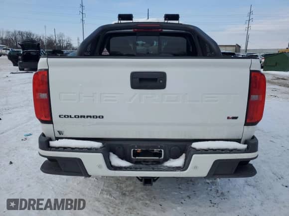 2021 Chevrolet Colorado 4WD Z71 with VIN 1GCGTDEN1M1278794, listed as a Copart auction lot 88687525 with 53,233 mi miles and Salvage title. Bid and sale history available at DreamBid. Image 6.