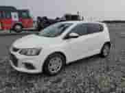 2019 Chevrolet Sonic LT with VIN 1G1JG6SB1K4138040, listed as a Copart auction lot 60847975 with 95,036 mi miles and Salvage title. Bid and sale history available at DreamBid. Image 1.