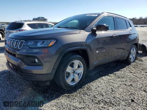 2022 Jeep Compass Altitude с VIN 3C4NJCBB3NT168244, выставлен на аукционе Copart как лот 45869775 с пробегом 41 275 миль миль и Списание • Salvage title. История ставок и продаж доступна на DreamBid. Изображение 1.