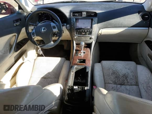 2015 Lexus IS 250 C with VIN JTHFF2C20F2532586, listed as a Copart auction lot 88318075 with 136,040 mi miles and Salvage title. Bid and sale history available at DreamBid. Image 8.