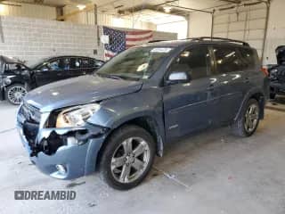 2010 Toyota RAV4 Sport with VIN JTMRF4DV8A5025915, listed as a Copart auction lot 80554435 with 178,725 mi miles and Salvage title. Bid and sale history available at DreamBid. Image 1.