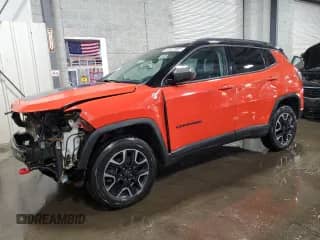 2019 Jeep Compass Trailhawk с VIN 3C4NJDDB5KT661664, выставлен на аукционе Copart как лот 57507865 с пробегом 177 679 миль миль и Списание • Salvage title. История ставок и продаж доступна на DreamBid. Изображение 1.