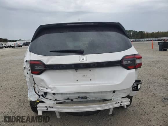 2023 Honda Pilot EX-L with VIN 5FNYG2H55PB004180, listed as a Copart auction lot 80510544 with 27,743 mi miles and Salvage title. Bid and sale history available at DreamBid. Image 6.