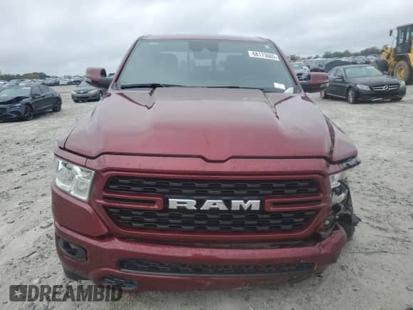 2023 Ram 1500 Lone Star with VIN 1C6SRFFT2PN704918, listed as a Copart auction lot 68173665 with 23,834 mi miles and Salvage title. Bid and sale history available at DreamBid. Image 5.