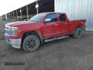 2014 Chevrolet Silverado 1500 LTZ with VIN 1GCVKSEC8EZ159463, listed as a Copart auction lot 80899655 with 132,849 mi miles and Salvage title. Bid and sale history available at DreamBid. Image 1.