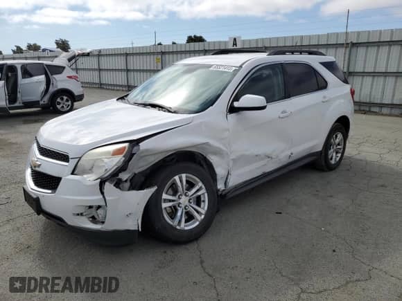 2015 Chevrolet Equinox LT with VIN 2GNFLCE3XF6258555, listed as a Copart auction lot 65521415 with Not provided miles and Salvage title. Bid and sale history available at DreamBid. Image 1.