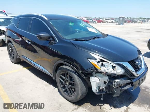 2017 Nissan Murano SV с VIN 5N1AZ2MG5HN199442, выставлен на аукционе IAAI как лот 42341945 с пробегом 81 901 миль миль и . История ставок и продаж доступна на DreamBid. Изображение 1.