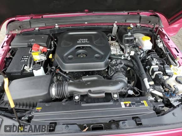 2022 Jeep Wrangler Willys with VIN 1C4GJXAN3NW145634, listed as a Copart auction lot 70995854 with 27,423 mi miles and Non repairable. Bid and sale history available at DreamBid. Image 12.