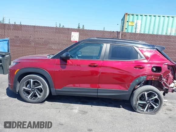 2022 Chevrolet TrailBlazer RS with VIN KL79MTSL1NB103506, listed as a IAAI auction lot 43005988 with 36,313 mi miles and . Bid and sale history available at DreamBid. Image 14.