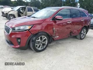 2019 Kia Sorento EX with VIN 5XYPHDA52KG598842, listed as a Copart auction lot 82047365 with 39,750 mi miles and Salvage title. Bid and sale history available at DreamBid. Image 1.