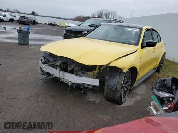 2022 BMW M3 с VIN WBS53AY01NFM30642, выставлен на аукционе Copart как лот 85710584 с пробегом Не указан миль и Списание • Salvage title. История ставок и продаж доступна на DreamBid. Изображение 1.