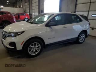 2023 Chevrolet Equinox LS z VIN 3GNAX5EG6PL259311, wystawiony jako Copart lot #56166545 z przebiegiem 48 928 mil mil oraz Szkoda całkowita • Salvage title. Historia ofert i sprzedaży dostępna na DreamBid. Obrazek 1.