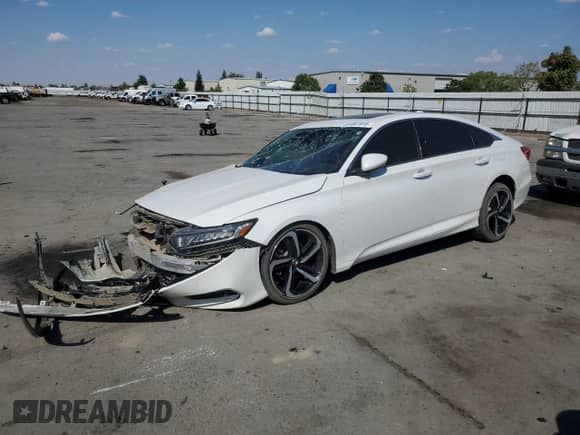 2018 Honda Accord Sport z VIN 1HGCV2F36JA046053, wystawiony jako Copart lot #81851915 z przebiegiem 95 243 mil mil oraz Szkoda całkowita • Salvage title. Historia ofert i sprzedaży dostępna na DreamBid. Obrazek 1.