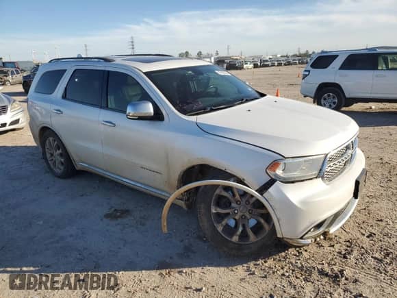 2017 Dodge Durango Citadel с VIN 1C4RDHEG1HC600553, выставлен на аукционе Copart как лот 87629535 с пробегом 149 957 миль миль и Списание • Salvage title. История ставок и продаж доступна на DreamBid. Изображение 4.