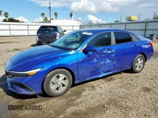 2025 Hyundai Elantra SE with VIN KMHLL4DG5SU918255, listed as a Copart auction lot 71559665 with 20,003 mi miles and Salvage title. Bid and sale history available at DreamBid. Image 1.