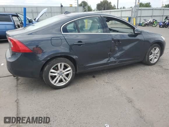 2012 Volvo S60 T6 with VIN YV1902FH8C2037106, listed as a Copart auction lot 66068305 with 148,216 mi miles and Salvage title. Bid and sale history available at DreamBid. Image 3.