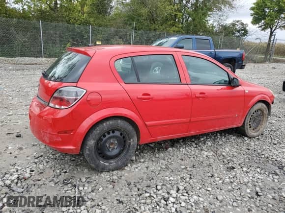 2008 Saturn Astra XE with VIN W08AR671785034696, listed as a Copart auction lot 73654174 with 137,457 mi miles and Salvage title. Bid and sale history available at DreamBid. Image 3.