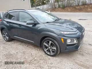 2019 Hyundai Kona Limited with VIN KM8K3CA55KU224755, listed as a IAAI auction lot 43438032 with 55,351 mi miles and . Bid and sale history available at DreamBid. Image 1.