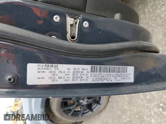 2018 Dodge Journey SXT с VIN 3C4PDDBG8JT523226, выставлен на аукционе Copart как лот 45961915 с пробегом 53 084 миль миль и Списание • Salvage title. История ставок и продаж доступна на DreamBid. Изображение 13.