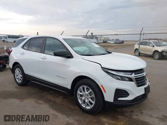 2022 Chevrolet Equinox LS z VIN 3GNAXHEV1NS245240, wystawiony jako IAAI lot #42064958 z przebiegiem 12 537 mil mil oraz . Historia ofert i sprzedaży dostępna na DreamBid. Obrazek 1.