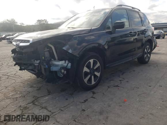 2018 Subaru Forester Premium z VIN JF2SJAGC2JH471468, wystawiony jako Copart lot #82411785 z przebiegiem 171 202 mil mil oraz Szkoda całkowita • Salvage title. Historia ofert i sprzedaży dostępna na DreamBid. Obrazek 1.