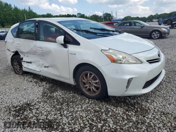 2012 Toyota Prius Two with VIN JTDZN3EU8C3148101, listed as a Copart auction lot 54856935 with Not provided miles and Salvage title. Bid and sale history available at DreamBid. Image 4.