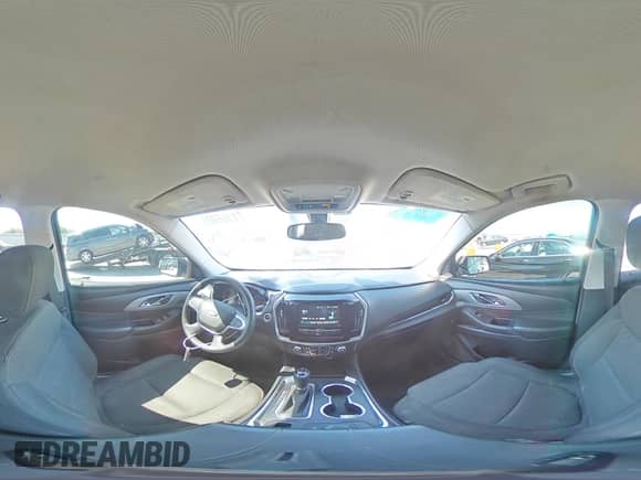 2018 Chevrolet Traverse LS с VIN 1GNERFKW9JJ143404, выставлен на аукционе Copart как лот 71166085 с пробегом 184 666 миль миль и Списание • Salvage title. История ставок и продаж доступна на DreamBid. Изображение 15.