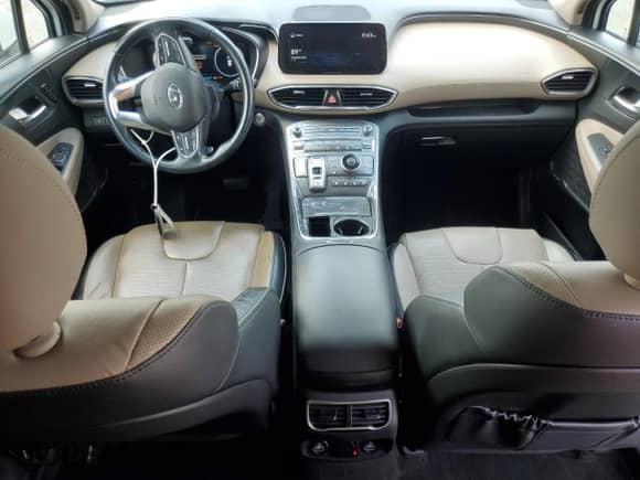 2021 Hyundai Santa Fe Limited with VIN 5NMS44AL1MH319250, listed as a Copart auction lot 69960875 with 42,851 mi miles and Salvage title. Bid and sale history available at DreamBid. Image 8.