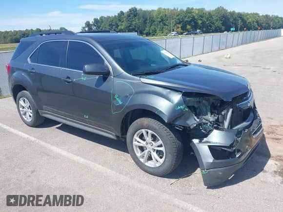 2017 Chevrolet Equinox LT with VIN 2GNALCEK5H1512349, listed as a IAAI auction lot 43182213 with 114,103 mi miles and . Bid and sale history available at DreamBid. Image 1.