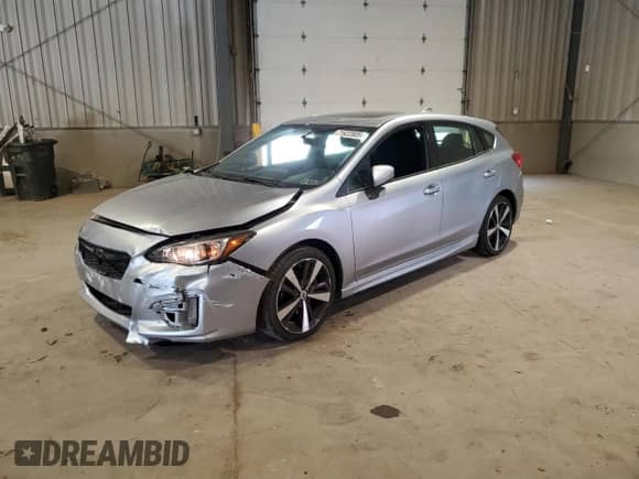 2017 Subaru Impreza Special Sports with VIN 4S3GTAL66H3715340, listed as a Copart auction lot 71622805 with 121,922 mi miles and Salvage title. Bid and sale history available at DreamBid. Image 1.