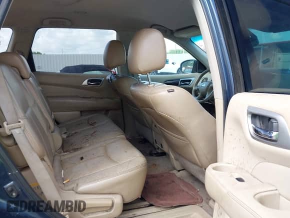 2014 Nissan Pathfinder Platinum Hybrid with VIN 5N1CR2MN5EC640761, listed as a IAAI auction lot 42654416 with 179,570 mi miles and . Bid and sale history available at DreamBid. Image 8.