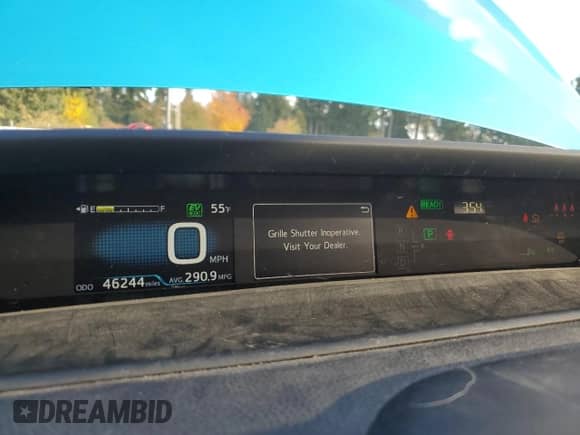 2020 Toyota Prius LE z VIN JTDKARFPXL3139506, wystawiony jako Copart lot #90071985 z przebiegiem 46 244 mil mil oraz Szkoda całkowita • Salvage title. Historia ofert i sprzedaży dostępna na DreamBid. Obrazek 9.