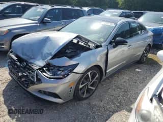 2022 Hyundai Sonata SEL Plus с VIN 5NPEJ4J22NH149207, выставлен на аукционе Copart как лот 67255115 с пробегом 39 235 миль миль и Списание • Salvage title. История ставок и продаж доступна на DreamBid. Изображение 1.