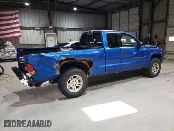 2001 Dodge Dakota Sport with VIN 1B7GG22N51S186848, listed as a Copart auction lot 50710615 with 209,517 mi miles and Salvage title. Bid and sale history available at DreamBid. Image 3.