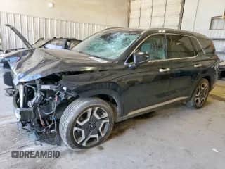2024 Hyundai Palisade Limited with VIN KM8R54GE3RU738104, listed as a Copart auction lot 64267745 with 17,749 mi miles and Salvage title. Bid and sale history available at DreamBid. Image 1.