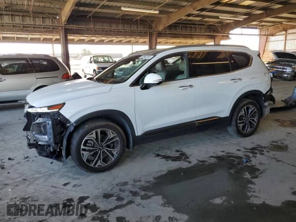 2020 Hyundai Santa Fe Limited с VIN 5NMS5CAA2LH218559, выставлен на аукционе Copart как лот 69940355 с пробегом 56 233 миль миль и Списание • Salvage title. История ставок и продаж доступна на DreamBid. Изображение 1.