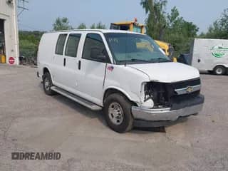 2018 Chevrolet Express Cargo с VIN 1GCWGAFG3J1908664, выставлен на аукционе IAAI как лот 42523626 с пробегом 100 034 миль миль и . История ставок и продаж доступна на DreamBid. Изображение 1.
